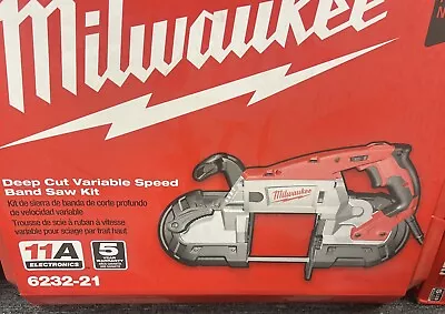 Milwaukee 6232-21 Deep Cut Variable Speed Band Saw Kit With Case • $299.99