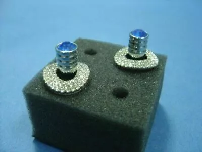 Blue Crystal Door Lock Pins (made With Swarovski) Mercedes R170 R171 W208 W209   • $33