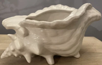 £22 • Buy Maryleigh Staffordshire Large Conch Shell Planter Jardinière 🐚