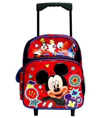 Disney Mickey 12   Rolling School Travel Backpack • $32.99