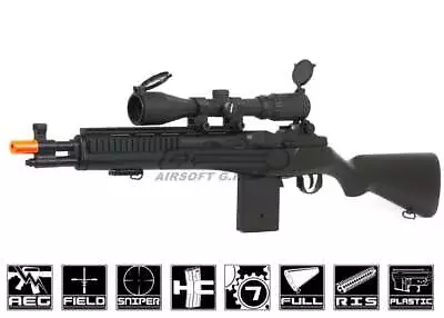 Double Eagle M806A1 M14 RIS Carbine AEG Airsoft Rifle (Black) 12555 • $69.99