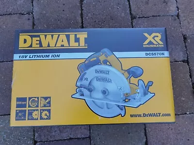 DEWALT DCS570N 18V Brushless 184mm Deep Cut Circular Saw Skin Only • $300