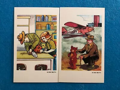 Vintage Smokey The Bear Cards - 2 Cards  (English/Spanish) - Rare - New • $6