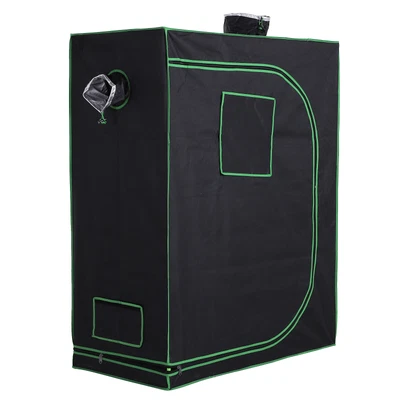 £63.99 • Buy Outsunny Mylar Hydroponic Grow Tent W/ Floor Tray For Indoor Plant 120x60x150cm