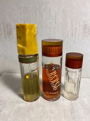 Vtg Lot Faberge Aphrodisia Womens Cologne Bottle • $9.99