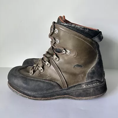 USED Simms Men's Freestone Wading Boots FELT Sole  Fly Fishing Boots Size 12 • $49.95