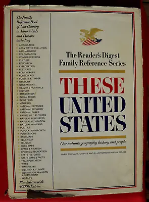 Huge Coffee Table Book 15  X 11   Readers's Digest These United States Hardcover • $2.69