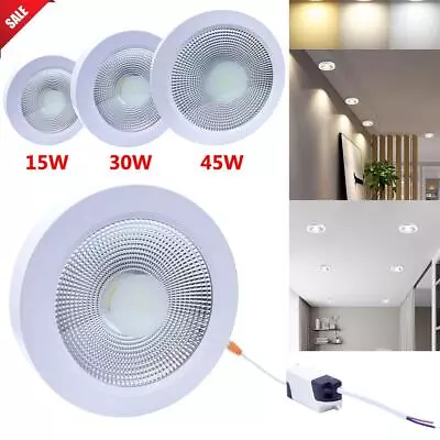 LED COB Downlight 15W 30W 45W Surface Mount LED Ceiling Light Round LED Light • $10.99