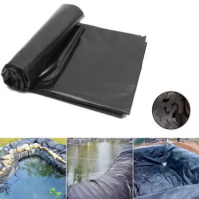 £8.99 • Buy HDPE Heavy Duty PVC Garden Fish Pond Liner Underlay Landscaping Membrane