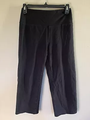 MARIKA SPORT Womens Capri Pants M Performance Black Activewear Pocket • $16.16