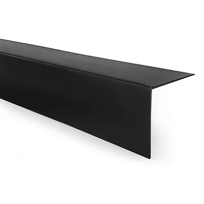 £4.29 • Buy PVC Black Edge Corner Protective Profile Trim Wall Angle DIY 1 M