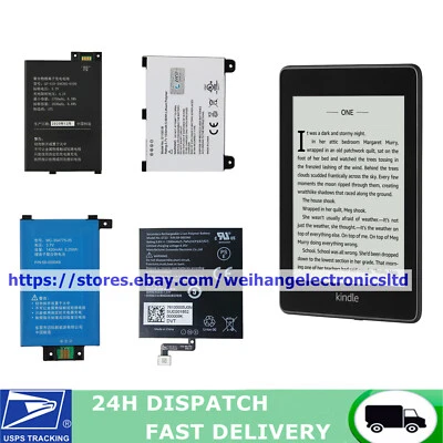 $7.66 • Buy Replace Battery For Amazon Kindle DX 2 3 3G Keyboard Paperwhite 2 3 4 6 7 10TH