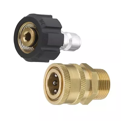 1X(Pressure Washer Adapter Set  Connect Kit Metric M22 15Mm Female Swivel To M22 • $11.90