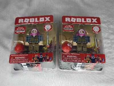 2 Roblox Meepcity Fisherman Figure Pack Roblox Action Figure Virtual Item Code • $35.19