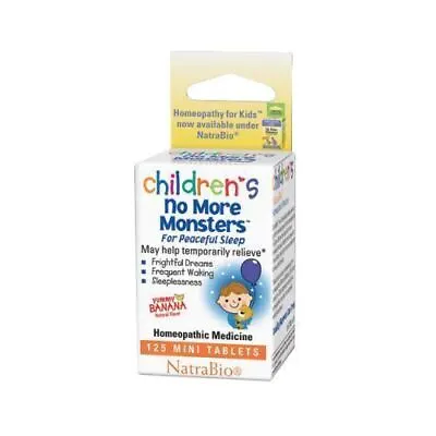 No More Monsters Banana 125 Tabs By Herbs For Kids • $13.49