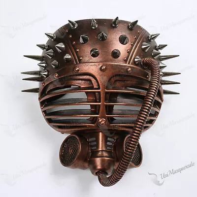 Ant-Man Full Face Metallic Steampunk Copper Spike Gas Mask Masquerade Submarine • $23.99