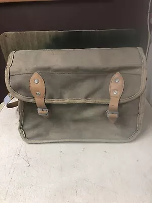 Vintage Canvas/ Leather Fishing Bag • $30