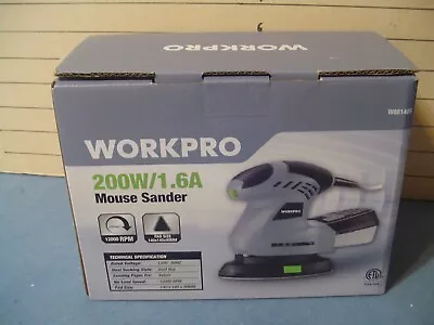 Workpro 200W/1.6A Mouse Sander 12000 RPM No. W88140S BRAND NEW • $12.99