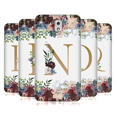 Nature Magick Flowers Monogram Floral Gold 2 Gel Case For Samsung Phones 2 • £17.95