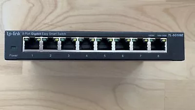 TP-LINK TL-SG108E 8 Ports Managed Gigabit Ethernet Easy Smart Switch • $19