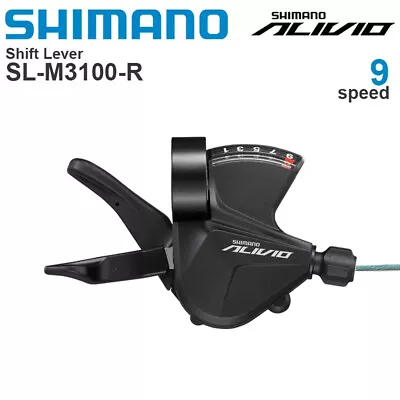 SHIMANO ALIVIO SL-M3100 9 Speed MTB Bike Right Shifter Lever Bicycle Shifters • $36.25