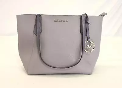 Michael Kors Women's Leather Bonded Kimberly Tote Bag AH4 Silver/Purple Small • $129.99