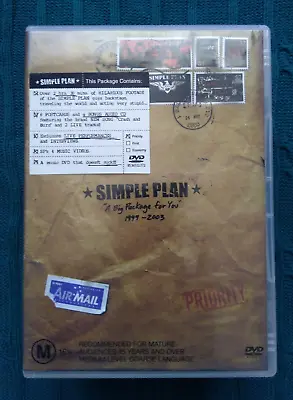 Simple Plan: A Big Package For You 1999-2003 (DVD + CD+ BOOKLET) Region 2-6 • $9.31