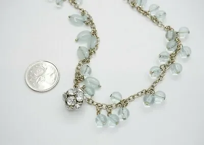 J.Crew Crystal Ball & Faux Pearl Cluster Long Necklace*Rare*:D • $19.88