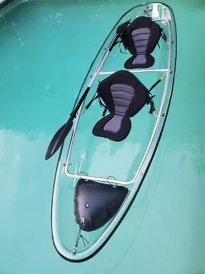Crystal Kayak - Transparent See-Through Clear Canoe/Kayak 2-Person LOCAL PICK UP • $949.99