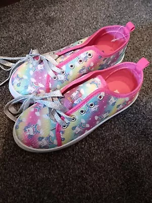 Girls Laura Ashley Shoes Unicorn Design Brand New • £10