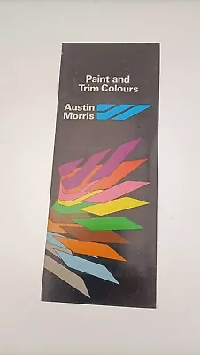 Austin Morris Old Genuine Original Paint And Trim Colour Chart • £4.95