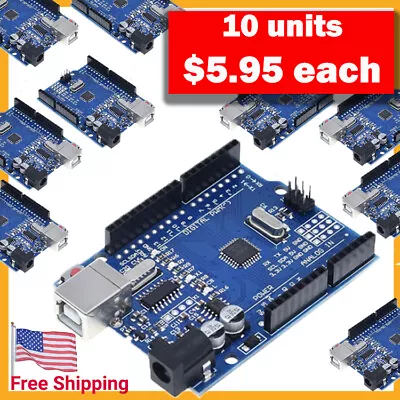 **NEW** ATMEGA328P CH340 Board Compatible With Arduino UNO IDE - Select A Combo! • $10.75