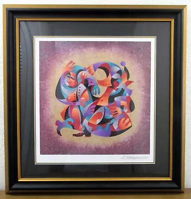 Anatole Krasnyansky Signed Seriolithograph Poetry In Motion 2011 Matted Framed • $299