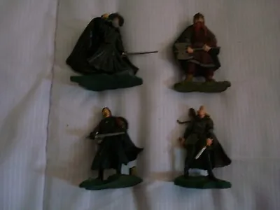 Burger King & Play Along Lord Of The Rings LOTR Figures X4 • £7.99