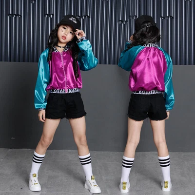 £14.74 • Buy Cool Girls Jazz Street Dance Costume Hip-hop Dance SHOW Kids Performance Outfits