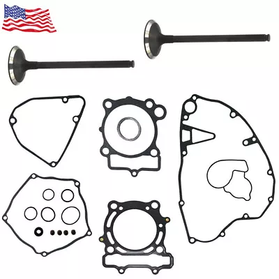 Valve Exhaust W/ Complete Gaskets Kit For Kawasaki KX250F KX250 2004-2008 • $25.93