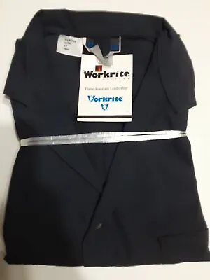 Workrite Nomex IIIA Aramid FR Lab Coat Navy Lightweight FR Clothes Uniform XL-L • $24.99