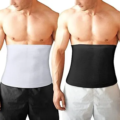 Men Waist Control Belt Band Firm Tummy Control Compression Slimming Body Shaper • $7.79