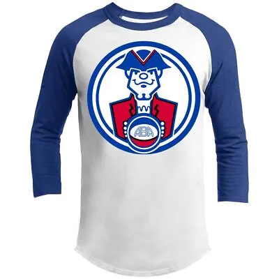 Virginia Squires Shirt Raglan 3/4 Sleeve Franchise ABA Basketball Team Logo I • $34.95