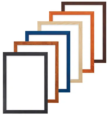 Confetti Wood Frame Range 20 Mm Picture Frame Photo Frame Poster Frame A4 A3 • £13.16