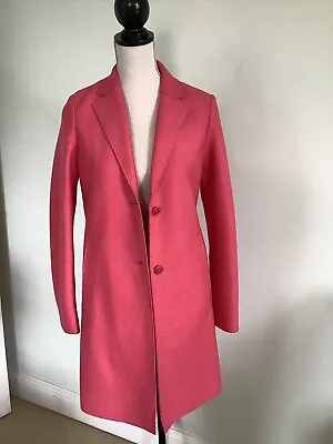 Gorgeous Raspberry Pink Spring Coat By Scandi Brand Marc O’Polo Size S • £25