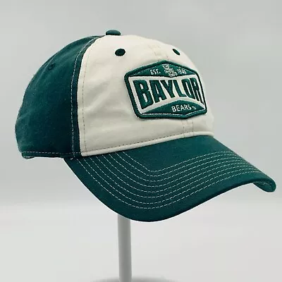 Baylor Bears NCAA The Game Adjustable Strapback Cotton Dad Hat Cap Patch NWT • $24.99