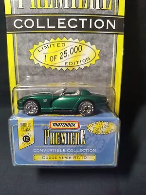 Matchbox Premiere Collection Dodge Viper RT/10 Green Series 12 *Read Description • $3