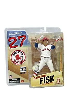 Carlton Fisk Cooperstown Collection Series 3 McFarlane Boston Red Sox 2006 • $19.99