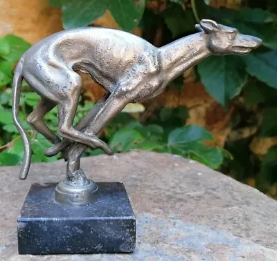 Art Deco Radiator Badge Mascott Automobile Speedy Greyhound Greyhound Metal • $191.80