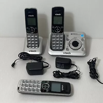 Vtech Expandable Three Handset Cordless Phone System CS6429-3 Tested • $29.99