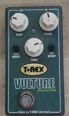 T-Rex Vulture Distortion Guitar Effect Pedal Used • $129.95