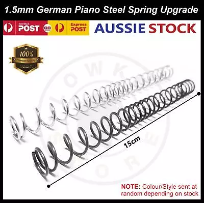 Upgrade 1.5mm German Piano Steel Spring 15cm Gel Blaster Gen8 J8 J9 J10 ACR/M4A1 • $12.92