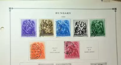 Set Of 6 Hungary 1938 Postage Stamps Used Denom 1 2 4 6 10 20  Hungarian Postal • $19.95