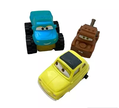 McDonald's Disney Pixar Cars Toys Lot 3 Cars - Mater On The Road Ivy & Luigi • $4